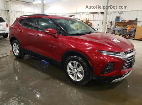 3GNKBHRSXKS670762 2019 CHEVROLET BLAZER Red წინა მარჯვენა