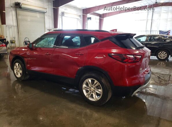 3GNKBHRSXKS670762 2019 CHEVROLET BLAZER Red უკანა მარცხენა