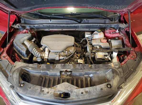 3GNKBHRSXKS670762 2019 CHEVROLET BLAZER Red ძრავის განყოფილების ხედი