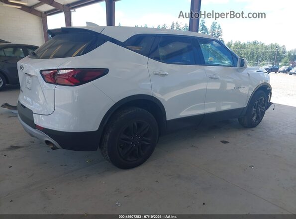 3GNKBHRSXLS574633 2020 CHEVROLET BLAZER White Trasero derecho