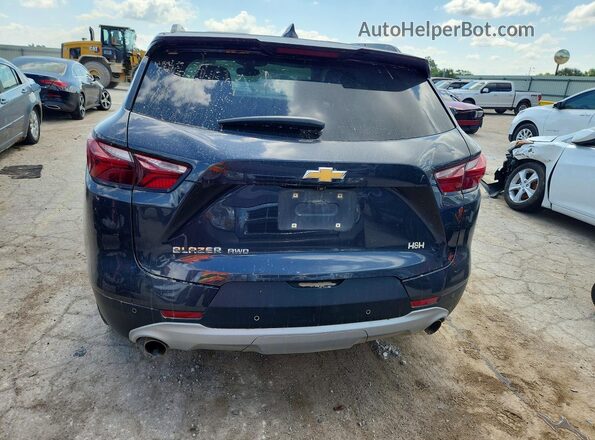 3GNKBHRSXMS501344 2021 CHEVROLET BLAZER Серый Вид сзади