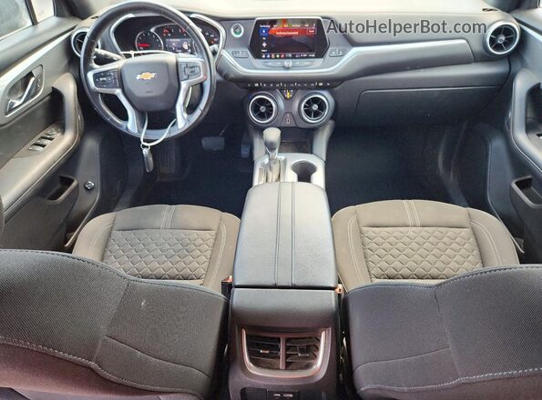 3GNKBHRSXMS501344 2021 CHEVROLET BLAZER Серый Вид панели приборов