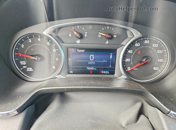 3GNKBHRSXMS573418 2021 CHEVROLET BLAZER Gray ხელსაწყოთა პანელის ხედი