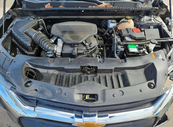 3GNKBHRSXMS573418 2021 CHEVROLET BLAZER Gray უკანა სალონის ხედი