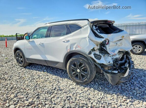 3GNKBJRS0NS136570 2022 CHEVROLET BLAZER White Trasero izquierdo