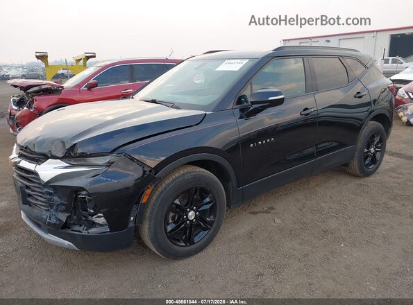 3GNKBJRS1LS566783 2020 CHEVROLET BLAZER Black წინა მარცხენა ხედი სამი მეოთხედიდან