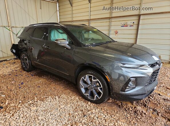 3GNKBJRS3KS682324 2019 CHEVROLET BLAZER Charcoal Front right