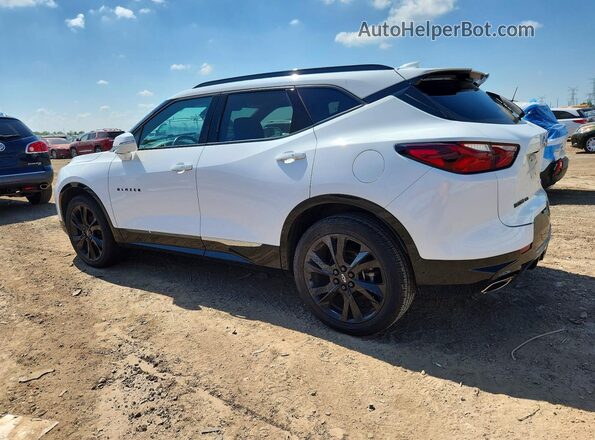 3GNKBJRS3KS693002 2019 CHEVROLET BLAZER White Trasero izquierdo