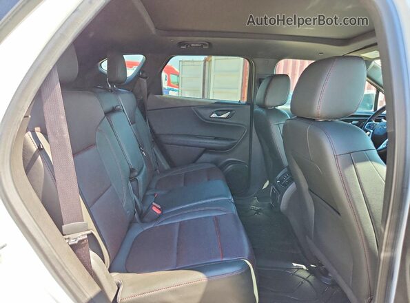 3GNKBJRS3KS693002 2019 CHEVROLET BLAZER White Vista interior trasera