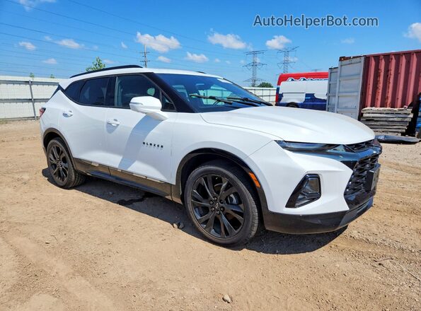 3GNKBJRS3KS693002 2019 CHEVROLET BLAZER White Delantero derecho