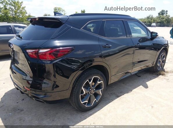 3GNKBJRS4KS664690 2019 CHEVROLET BLAZER Black Tył prawy