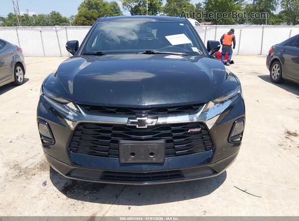 3GNKBJRS4KS664690 2019 CHEVROLET BLAZER Black Widok z przodu