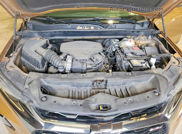 3GNKBJRS5KS573850 2019 CHEVROLET BLAZER Gold Widok komory silnika