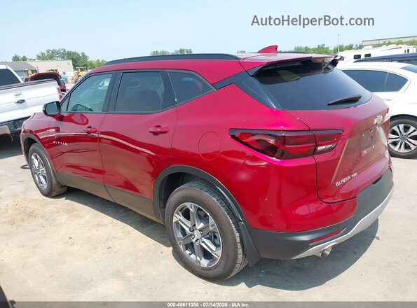 3GNKBJRS5RS131712 2024 CHEVROLET BLAZER Red Задня ліва чверть