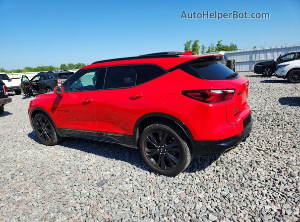 3GNKBJRS6KS688764 2019 CHEVROLET BLAZER Red Rear left