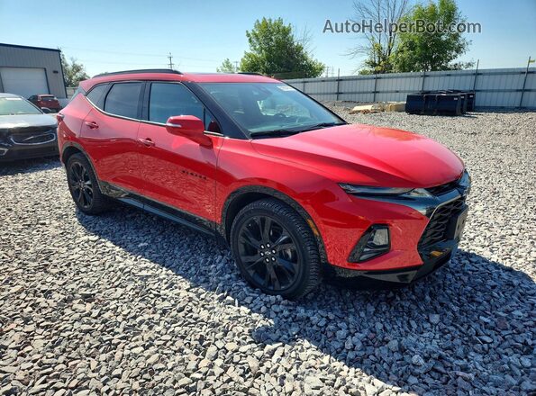 3GNKBJRS6KS688764 2019 CHEVROLET BLAZER Red Front right