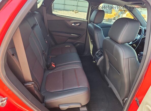 3GNKBJRS6KS688764 2019 CHEVROLET BLAZER Red Rear interior view