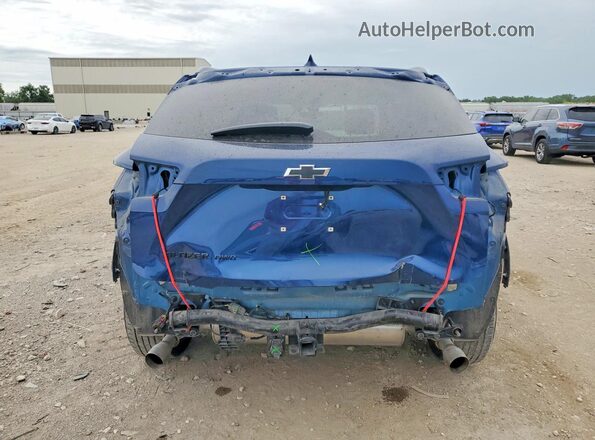 3GNKBJRS6NS224264 2022 CHEVROLET BLAZER Blue უკანა ხედი