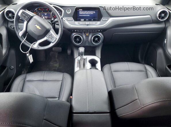 3GNKBJRS6NS224264 2022 CHEVROLET BLAZER Blue წინა პანელის ხედი