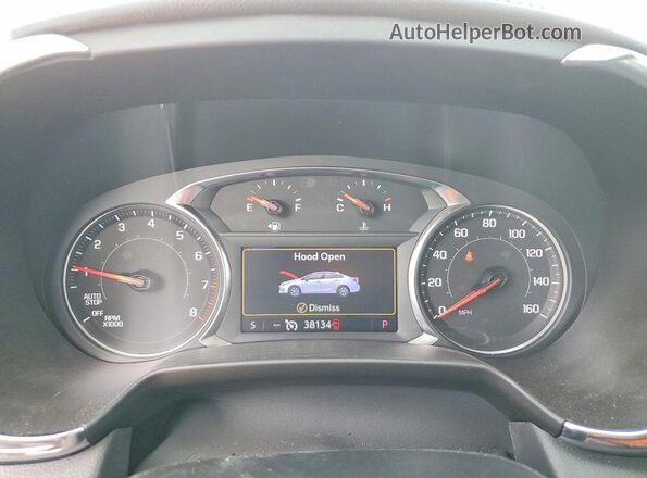 3GNKBJRS6PS228155 2023 CHEVROLET BLAZER White Vista del cuadro de instrumentos