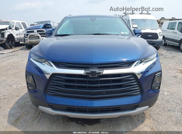 3GNKBJRS7NS195101 2022 CHEVROLET BLAZER Blue Widok zestawu wskaźników