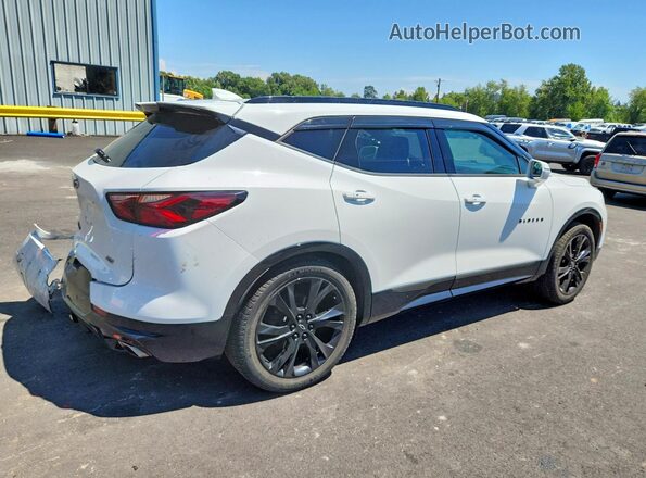 3GNKBJRS9KS591221 2019 CHEVROLET BLAZER White Rear right