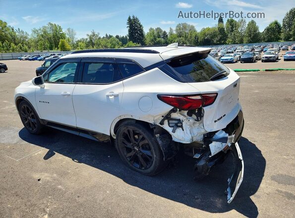 3GNKBJRS9KS591221 2019 CHEVROLET BLAZER White Rear left