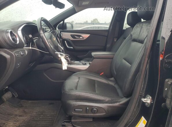 3GNKBJRSXNS126399 2022 CHEVROLET BLAZER Black Вид салону спереду