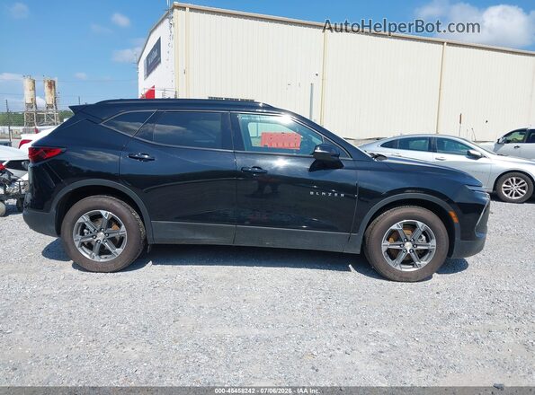 3GNKBJRSXPS216381 2023 CHEVROLET BLAZER Black Widok wnętrza z tyłu