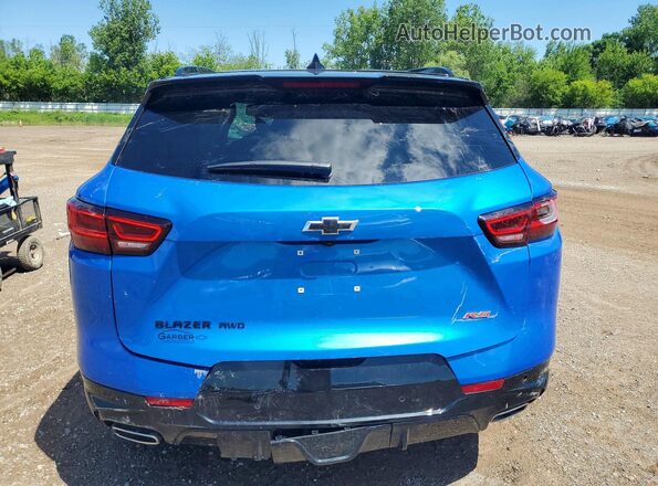 3GNKBKR48TS144033 2026 CHEVROLET BLAZER Blue უკანა ხედი