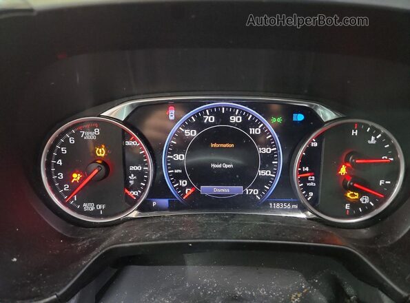 3GNKBKRS0LS640295 2020 CHEVROLET BLAZER Black Instrument cluster view