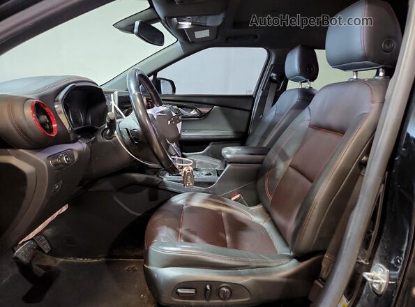 3GNKBKRS0LS640295 2020 CHEVROLET BLAZER Black Front interior view