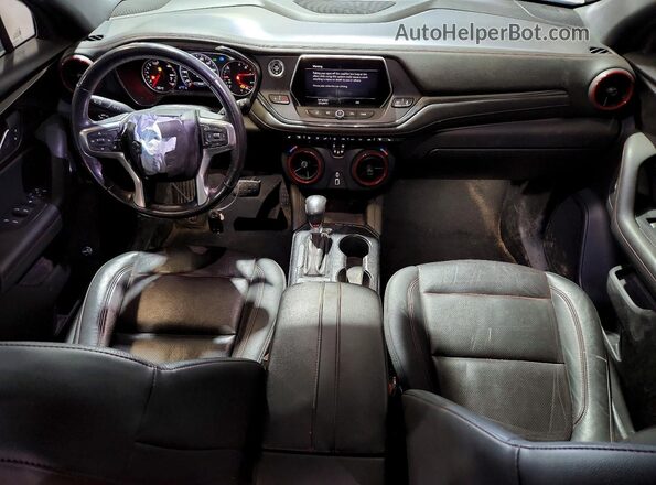 3GNKBKRS0LS640295 2020 CHEVROLET BLAZER Black Dashboard view