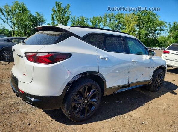3GNKBKRS0MS504041 2021 CHEVROLET BLAZER White უკანა მარჯვენა