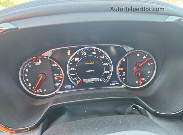 3GNKBKRS0MS504041 2021 CHEVROLET BLAZER White ხელსაწყოთა პანელის ხედი