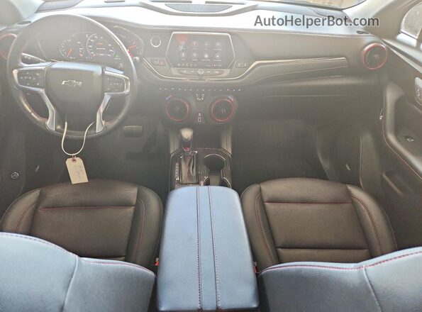 3GNKBKRS0MS577474 2021 CHEVROLET BLAZER Black Dashboard view