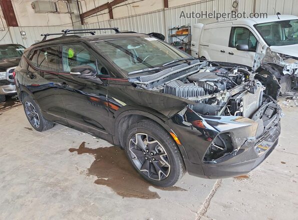 3GNKBKRS0MS577474 2021 CHEVROLET BLAZER Black Front right