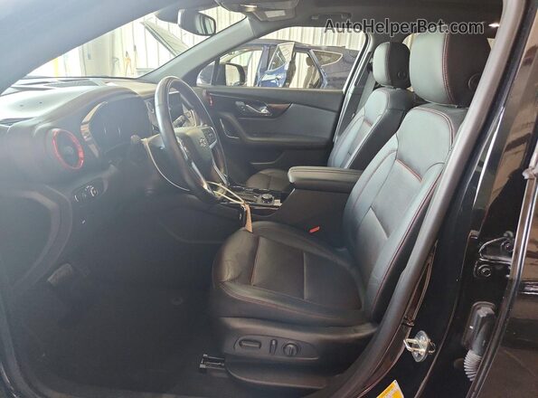 3GNKBKRS0MS577474 2021 CHEVROLET BLAZER Black Front interior view