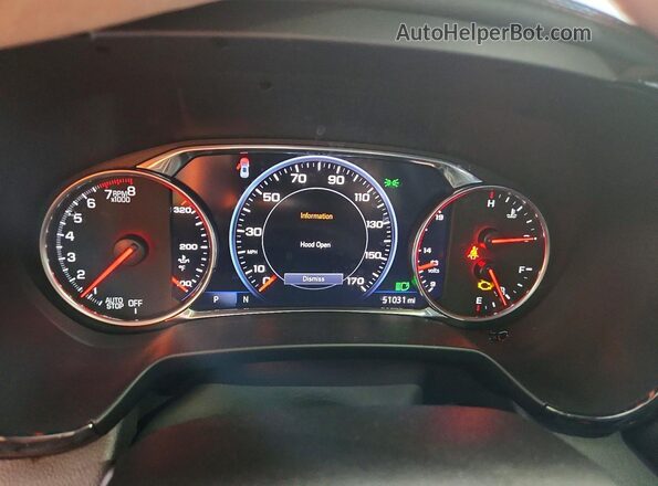 3GNKBKRS0MS577474 2021 CHEVROLET BLAZER Black Instrument cluster view