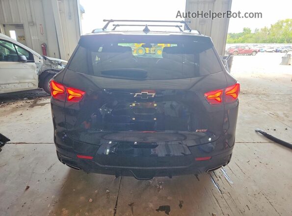 3GNKBKRS0MS577474 2021 CHEVROLET BLAZER Black Rear view