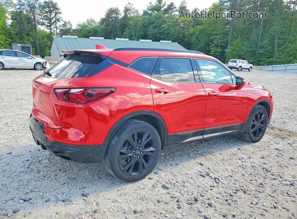 3GNKBKRS0MS579712 2021 CHEVROLET BLAZER Red Trasero derecho