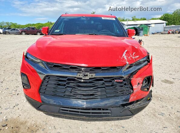 3GNKBKRS0MS579712 2021 CHEVROLET BLAZER Red Vista frontal