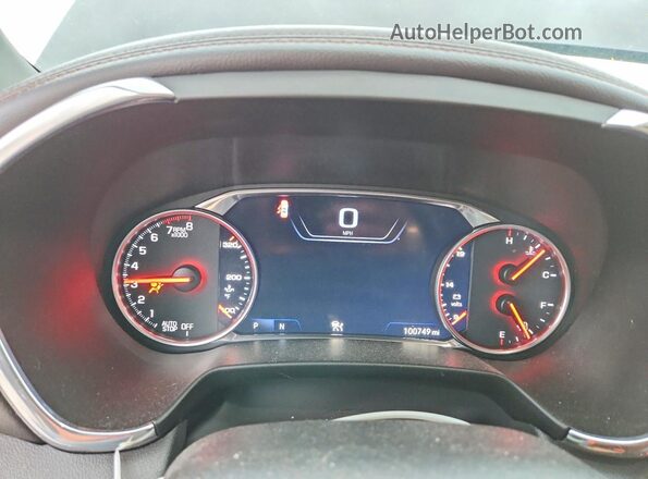 3GNKBKRS2KS695555 2019 CHEVROLET BLAZER White Instrument cluster view