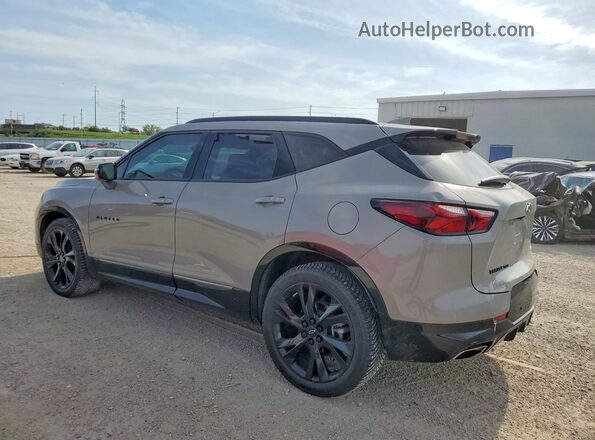 3GNKBKRS2MS529846 2021 CHEVROLET BLAZER Gray Հետևի ձախ