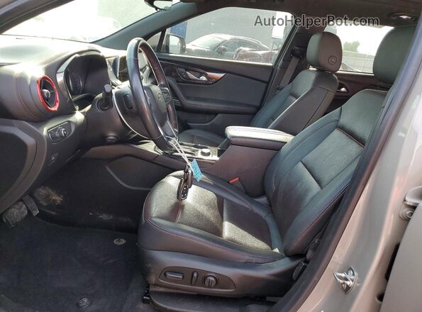 3GNKBKRS2MS529846 2021 CHEVROLET BLAZER Gray Սալոնի դիմացի տեսք