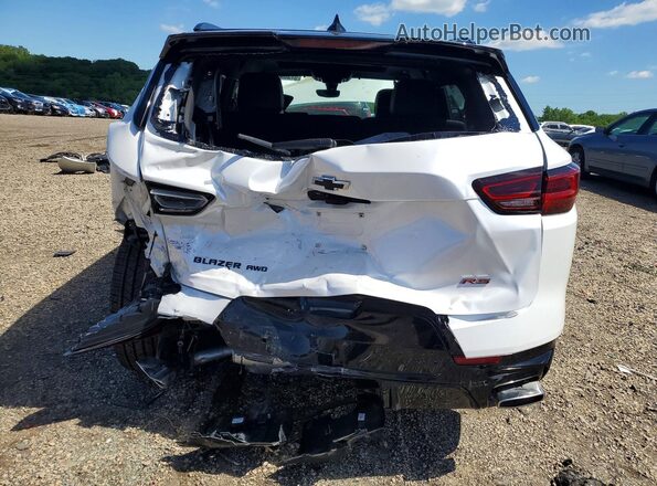 3GNKBKRS2SS166526 2025 CHEVROLET BLAZER White Вид ззаду