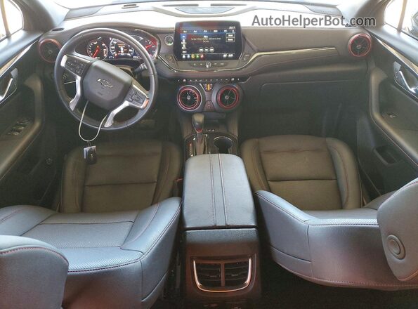 3GNKBKRS2SS205650 2025 CHEVROLET BLAZER Black Вид панелі приладів