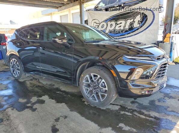 3GNKBKRS2SS205650 2025 CHEVROLET BLAZER Black Передня права чверть