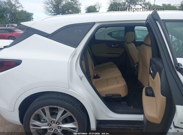 3GNKBKRS3KS690963 2019 CHEVROLET BLAZER White Вид наклейки з VIN-кодом