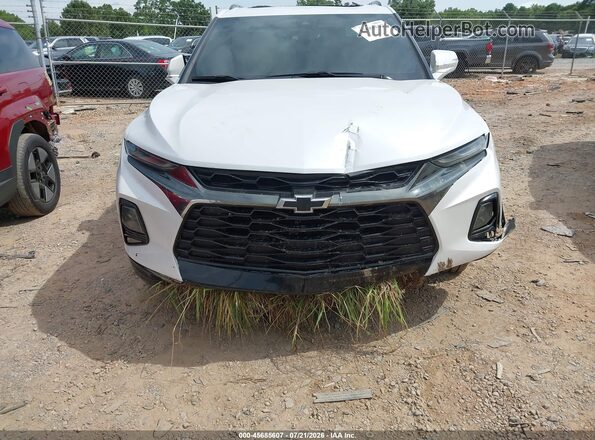 3GNKBKRS3MS502283 2021 CHEVROLET BLAZER Белый Вид спереди